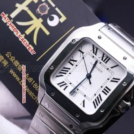 Cartier Santos watchgf factory review clasp picture