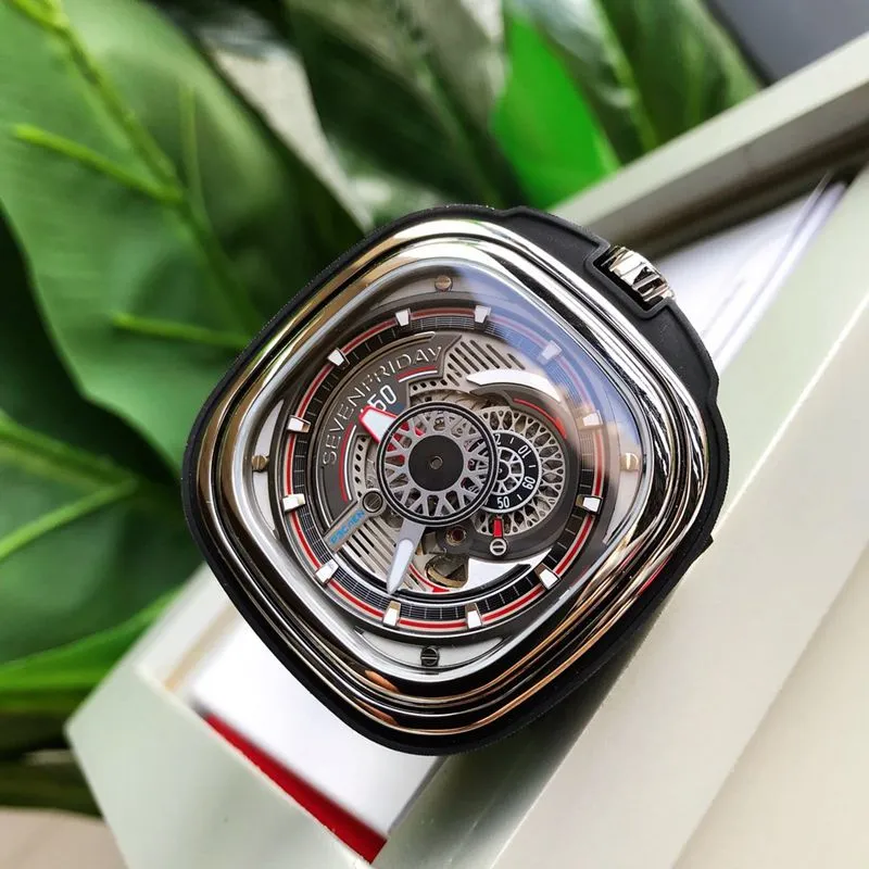 Seven day display five sevenFRIDAY P3C/01 watch watch back cover picture