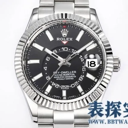 Rolex high-quality replicablack dial Skywalker watch_price_style picture_quality clasp