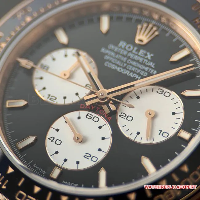 CBD Factory Daytona optimal watch Rolexrose gold Le Mans black dial4132 weight live photos