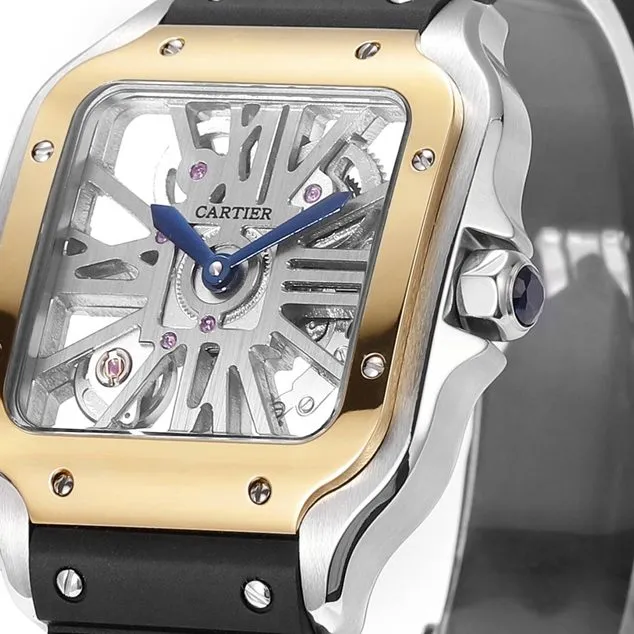 Cartier Santos WHSA0012 premium skeleton