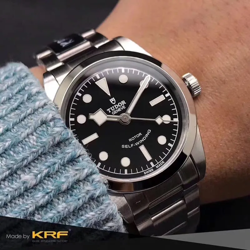 KRFTudor Biwan series M79500-0007 watch authenticity review front view