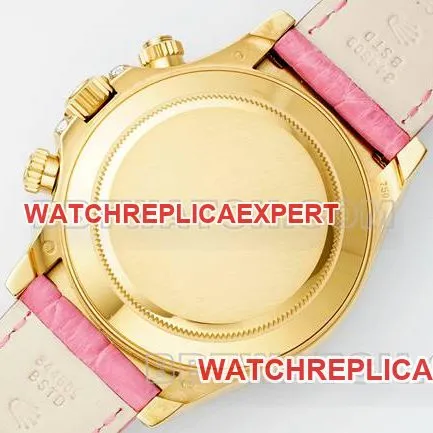 top-tier watchPPM factoryDaytonaRolex pink platemoissanitediamond bezel126538TRObraceletlive photos