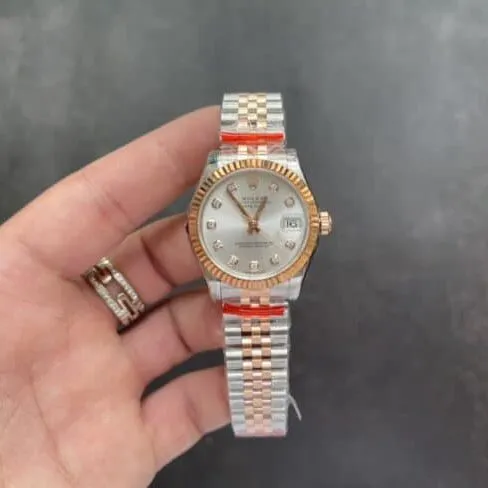 Rolexreplica watch Datejust 31mm gold women's watch front view