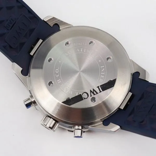 Wanguo collectible watches Marine Chronograph series watch back cover figure