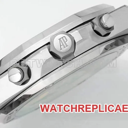 APS factoryAudemars PiguetRoyal Oaksuper cloneblack dialchronograph26240braceletlive photos