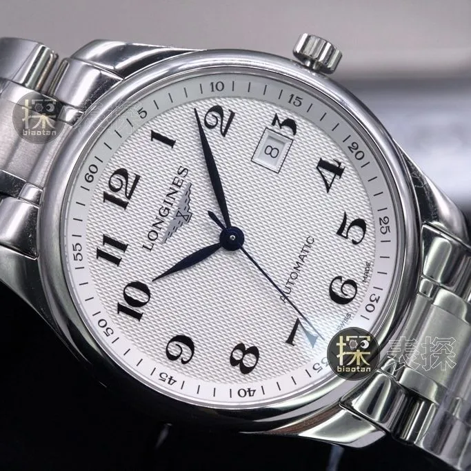 KY Masterpiece 2892 Longines Hand Watches White Plate Steel Strap