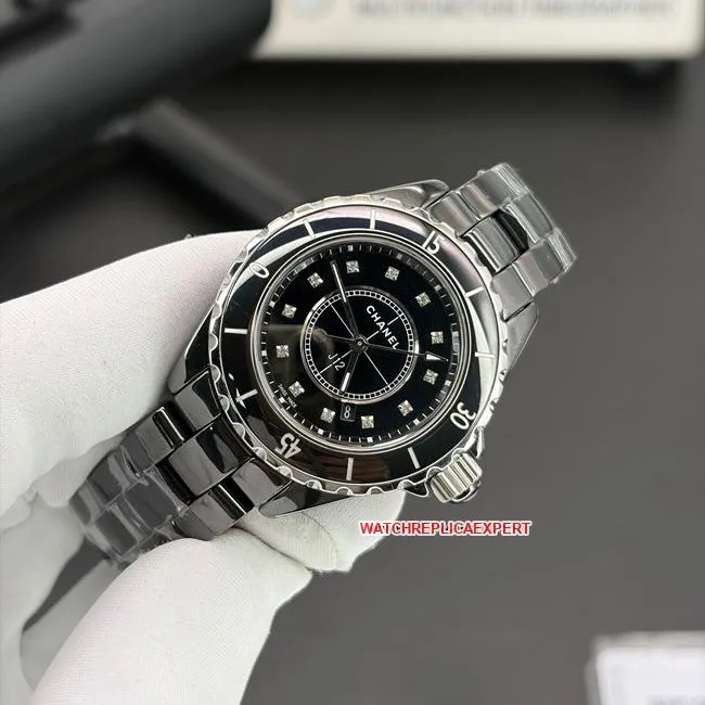 top-tier watch HT factory Chanel33mmblack dialside live photo