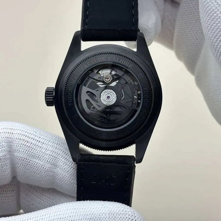 GRTudor Biwan 1:1top-tier replicablack dialleather strap model 2019 Only Watchbraceletlive photos