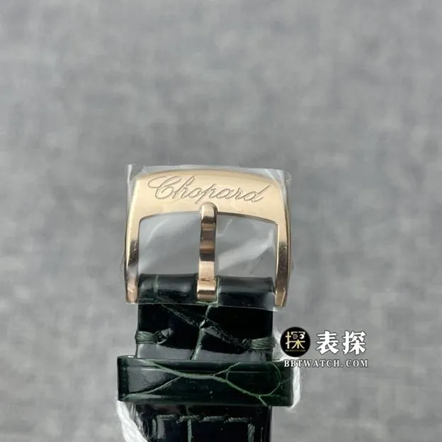 YF factory Chopard ladies happy diamond top-tier high-quality watch green mother-of-pearl plate leather strap model pictures and prices clasplive photos