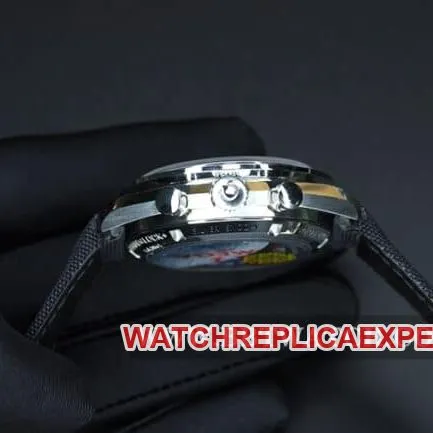 OM FactoryOmegatop-tier watch men's white dial nylon strap manual winding Speedmaster series watch back cover picture