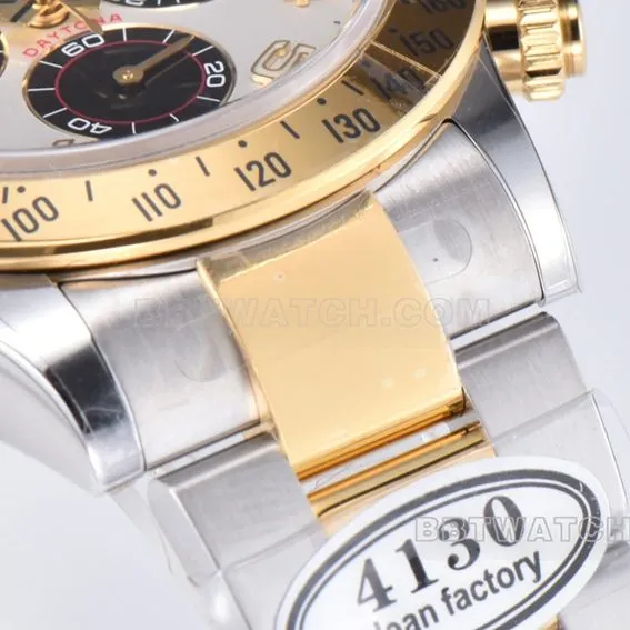 Factory C Rolex Daytonatop-tier 1:1high-quality gold panda disc 116523braceletlive photos