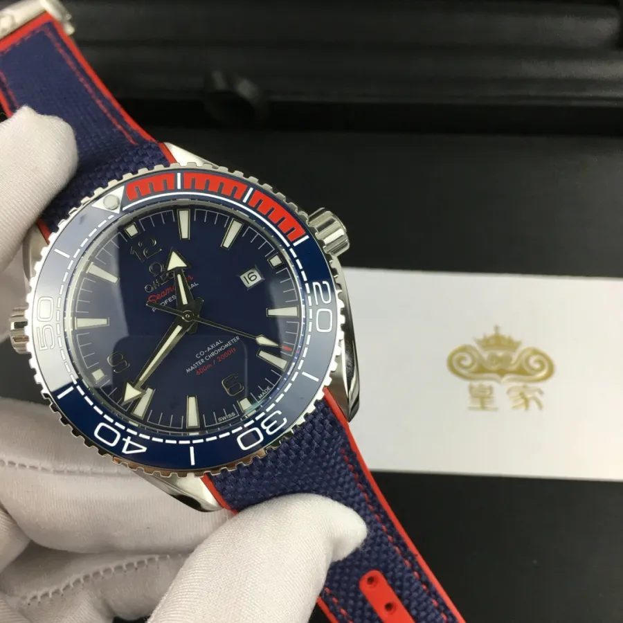 Omega Seamaster Seamaster Planet Ocean 600M Chronometer 43.5mm 43.5mm Blue Men Automatic