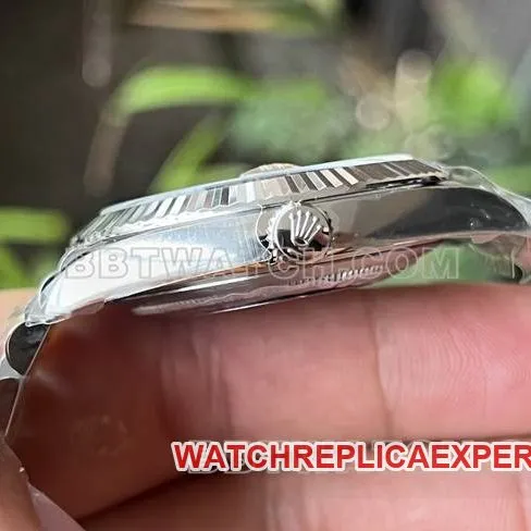 top-tier watch ERF factory log Rolexblack dial3235 mechanical 41mmbraceletlive photos
