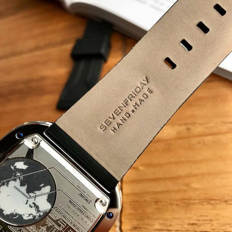 Seven day display five watch SEVENFIRDAYS1/01 full automatic movement watch back cover picture