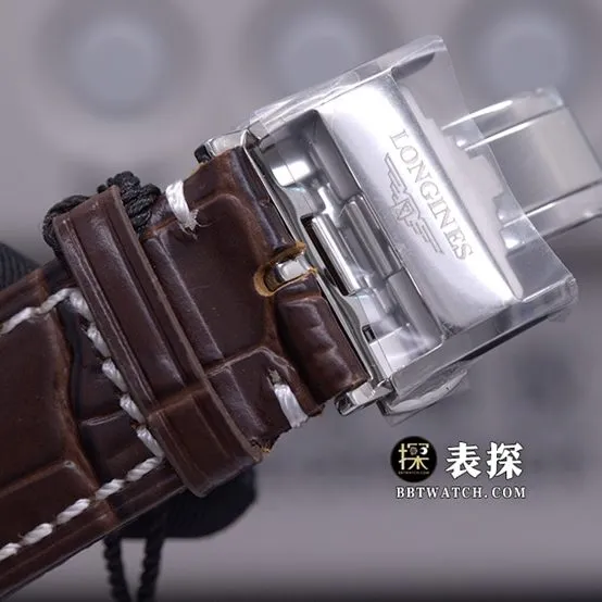 KL factory watchmaking traditional Longines1:1replica watch silver dial wheat grain leather strap model L2.673.4.78.3clasplive photos