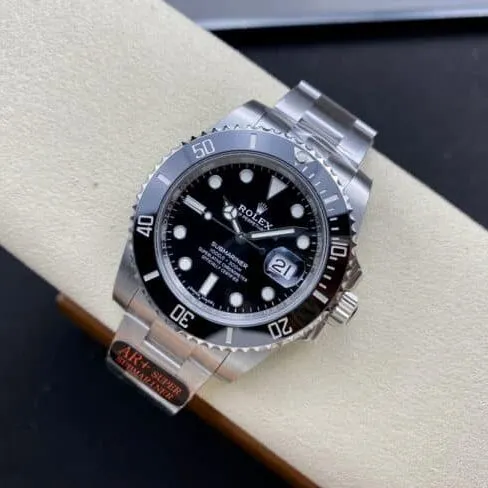 Top AR Latest V5 Rolex Submariner Edition Aqua Ghost 40mm Strongly Come Men's Watch Front View