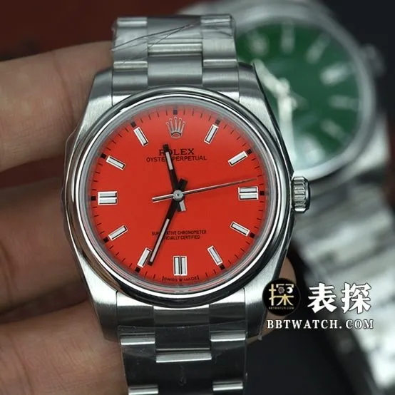 JVS FactoryRolex Oyster Perpetual top-tier watch couple color plate steel bracelet model pictures and prices front live photo