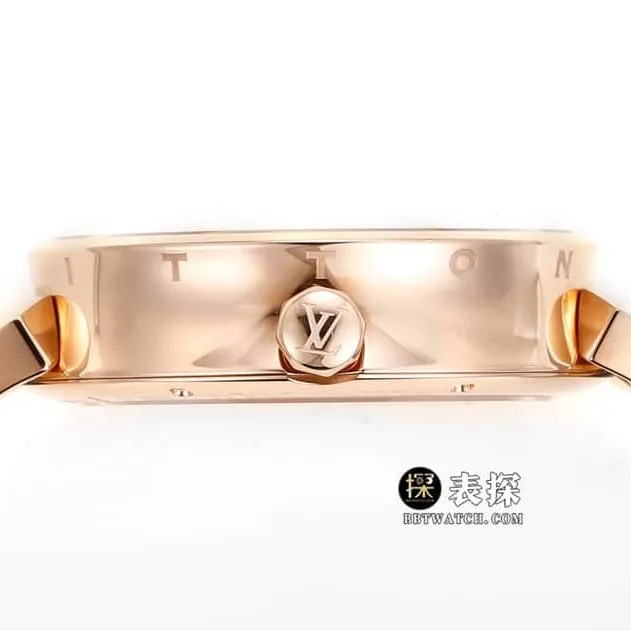 RM Men's Louis Vuitton collectible watches skeleton disk tourbillon rose gold strap models back actual picture