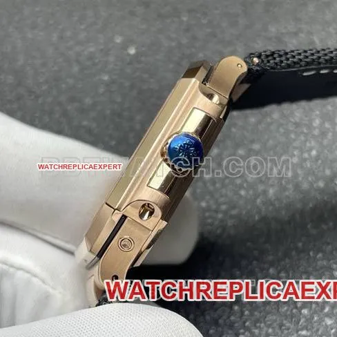 top-tier watch P1 factory Patek PhilippeCUBITUS brown plate rose gold5822P-001side live photo