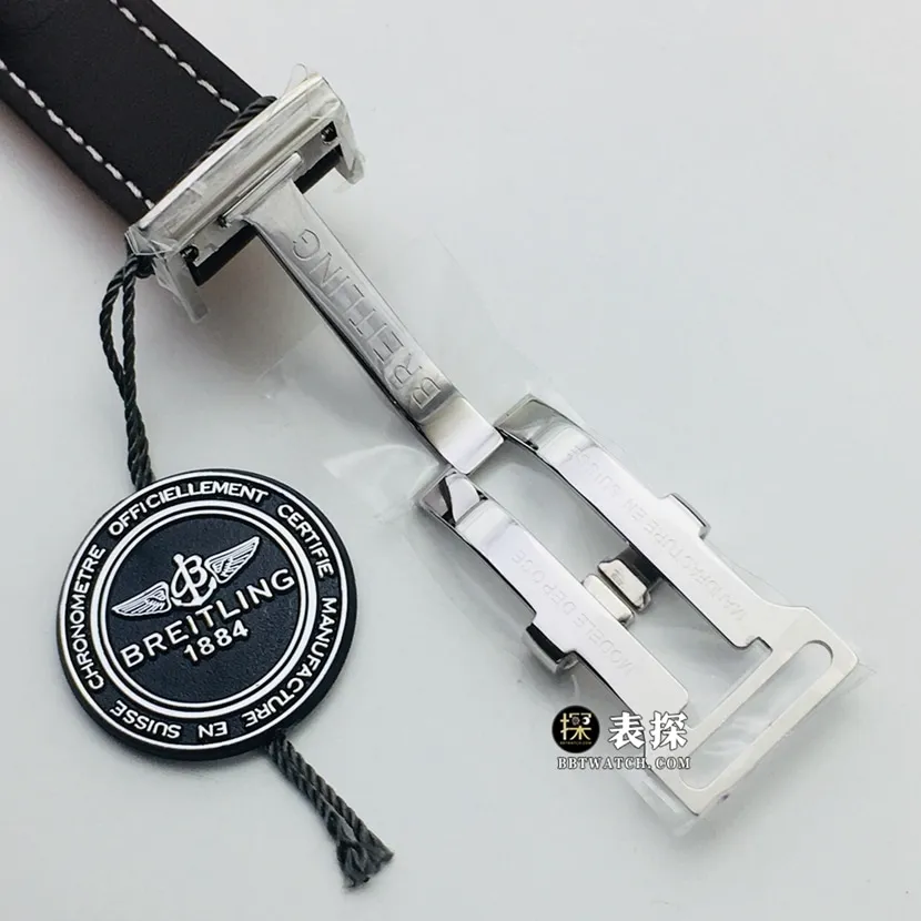 GB factory Breitling aviation chronograph1super watch men's white dialleather strap model pictures and prices braceletlive photos