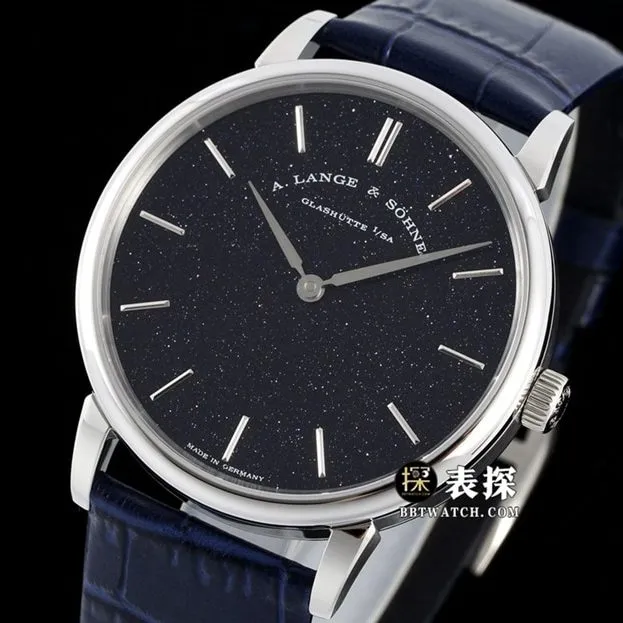 Lange top-tier watch, f8 saxony watch, front live photo
