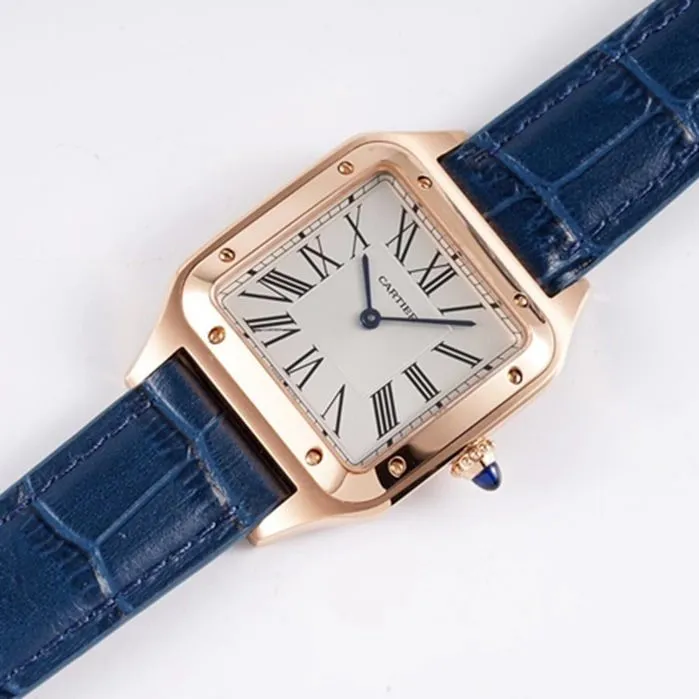 New masterpiece Cartier Santos couple's watch case back photo
