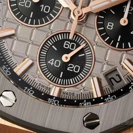collectible watch DDF factory Audemars PiguetRoyal Oak offshore gray plate 26420front live photo