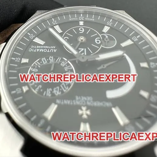 collectible watch Zonghengsihai 9F factory Vacheron Constantinblack dial mechanical rubber model 47450braceletlive photos