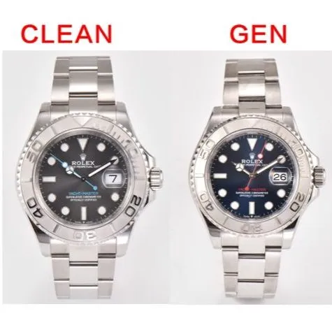 C Factory Yacht-Master 126622 Authentic and Fake Comparison Evaluation Rolextop-tier Table Appearance Comparison Chart