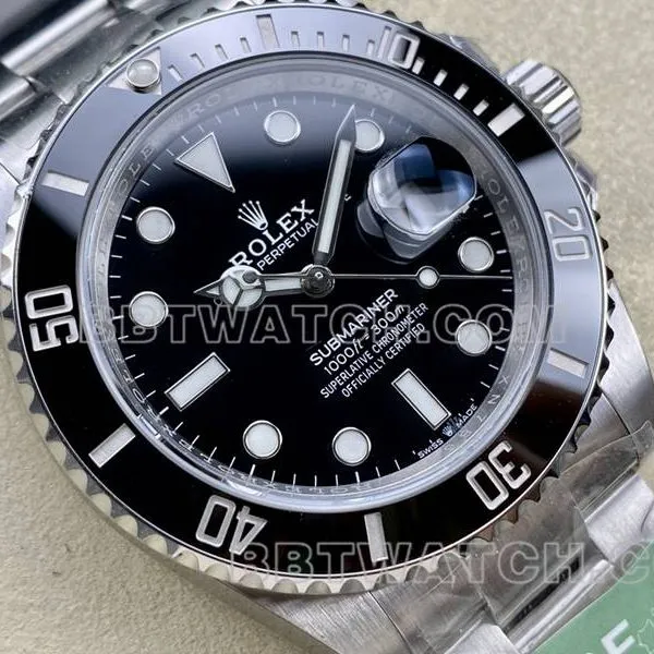 Rolex1:1replica watchARF FactorySubmariner41mmBlack Submariner3235movement126610front live photo