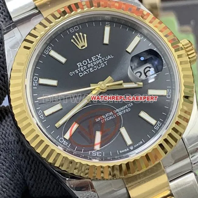 VS Factorytop-tier watch log Rolexblack dial3235 mechanical 41mm caseback live photo