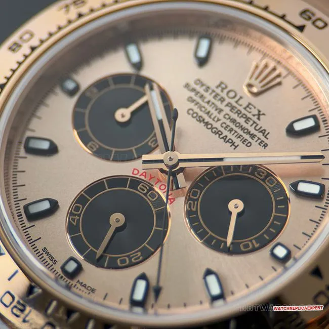 top-tier watch RolexCBD factory Daytonarose gold shell champagne color plate 4130clasplive photos