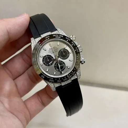 Luxury Rolex Daytona: authentic 18k white