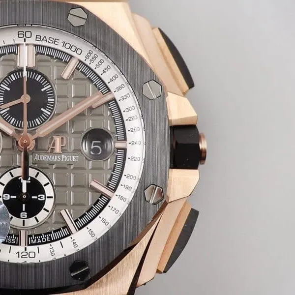 Audemars Piguet Royal Oak Offshore 26416RO Chronograph Series 44mm Diameter Ceramic Bezel Detail Images