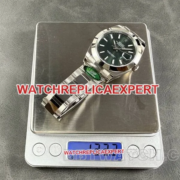 Rolex collectible watch ARF Factory log 41mm aperture green dial3235steel bracelet model braceletlive photos