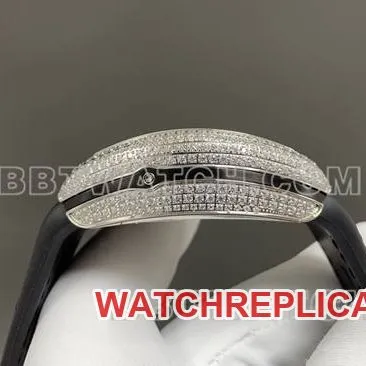 ABF Factory Watch Frank Muller V45 Diamond Disc Leather Braceletside Live Photo