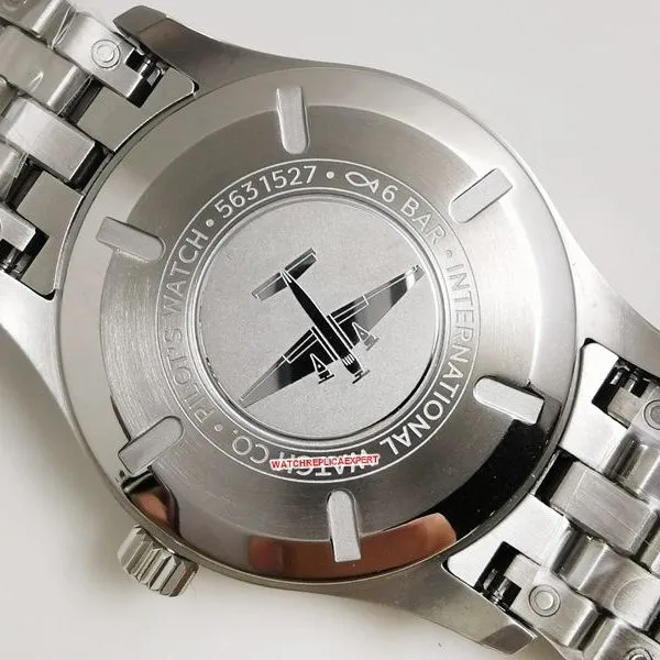 IWC high-quality watch pilot mark 18 series super V2 people-friendly version watch back cover picture