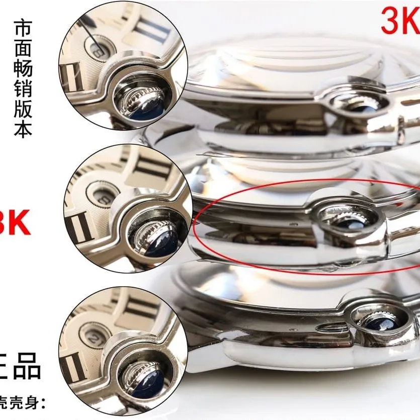 3K FactoryCartiertop-tier watch blue balloon silver white dial true and false comparison review appearance live photos