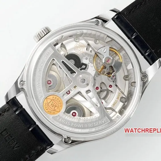 APSIWC watch Portugal top-tier 1:1high-quality replica2024 new silver white dialIW501701caseback live photo