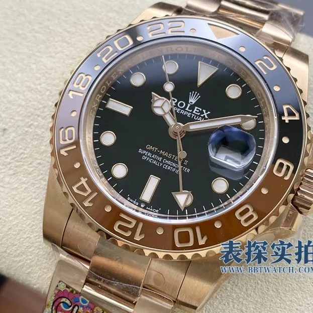 How much does Rolex full rose GMT-Master3186movement 904 stainless steel cost?