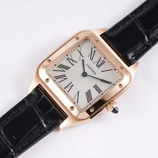 Cartier watch Cartier Santos SANTOS-DUMONT series WSSA0022 couple watch back cover picture