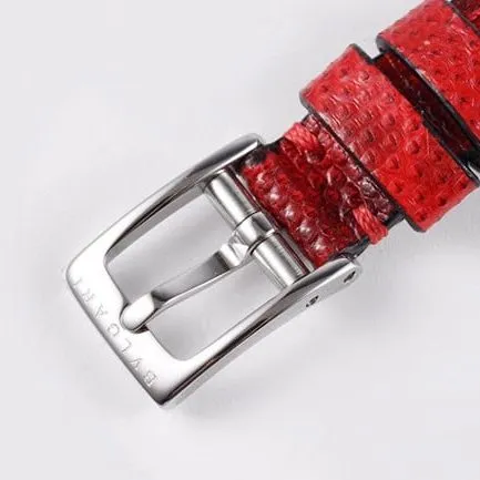 BV Factory Top collectible watches Bvlgari Quartz Serpenti Series Women's Red Strap Belt Watch Back Cover Figure