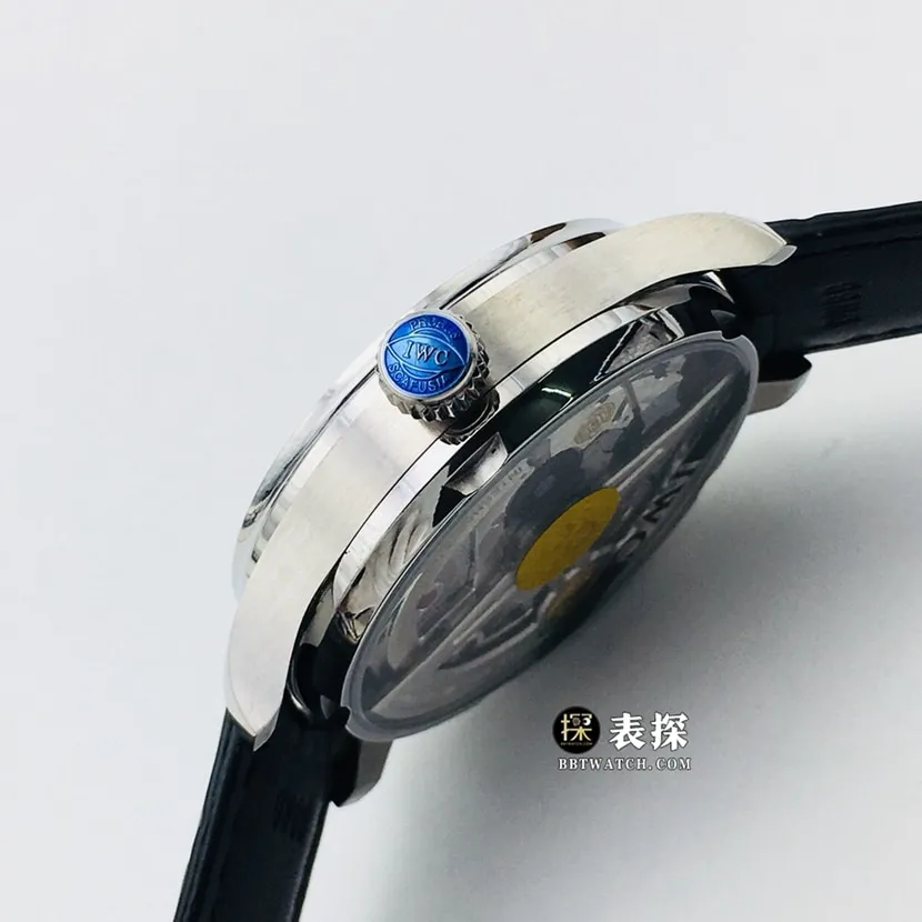 ZF FactoryIWC watch Portuguese watch men's blue dialleather strap model pictures and prices front live photo