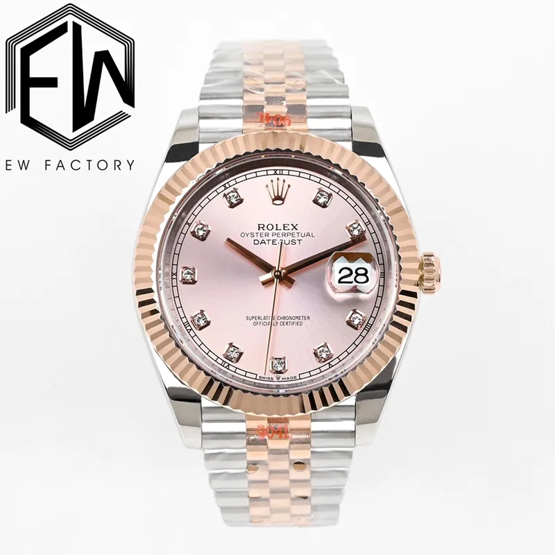 EW Datejust 126331 Super A Pink Dial 41mm