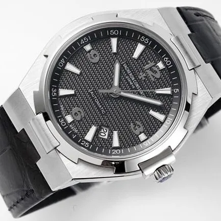 8F factory Vacheron Constantintop-tier watch automatic movement men's black dialsteel bracelet Zonghengsihai series watch front view