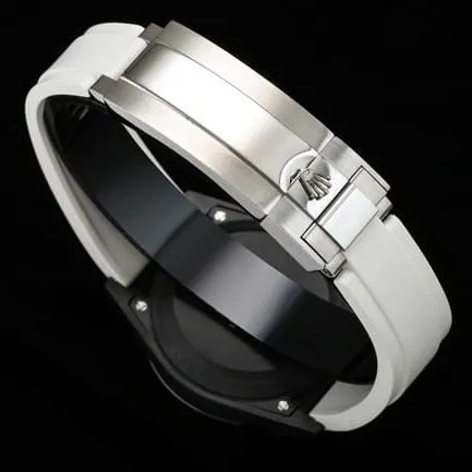 Rolextop-tier men's white dialrubber strap fully automatic movement watch back cover picture