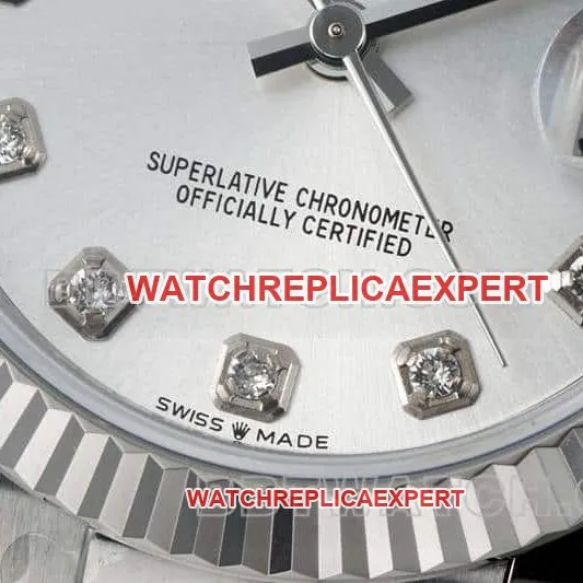 ARF FactoryRolex log top-tier replicasilver dial31mm three grid link 278274braceletlive photos