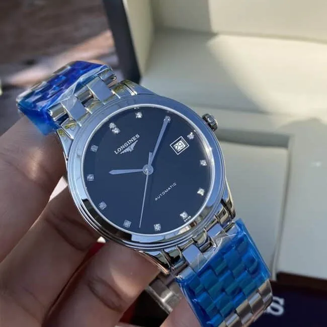 top-tier century-old classic Longines military flag series originated from 1957 front view