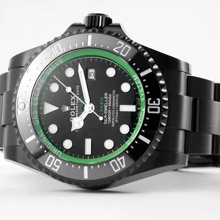 Rolextop-tier men's black dialsteel braceletSubmariner customized version mechanical watch clasp picture